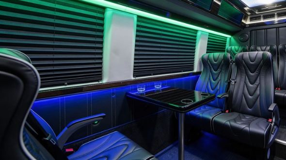 18 passenger sprinter van interior fontana