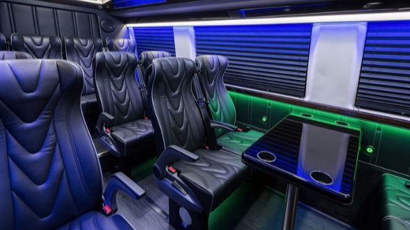 20 passenger sprinter van interior corona