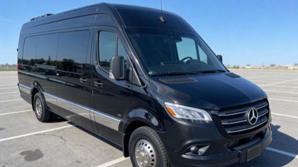 corona wedding sprinter van rental