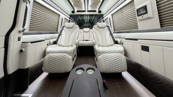 riverside 8 passenger sprinter van interior