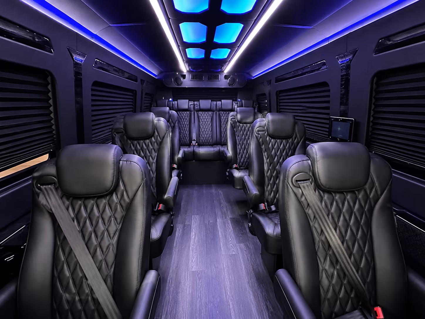 8 passenger sprinter van inside