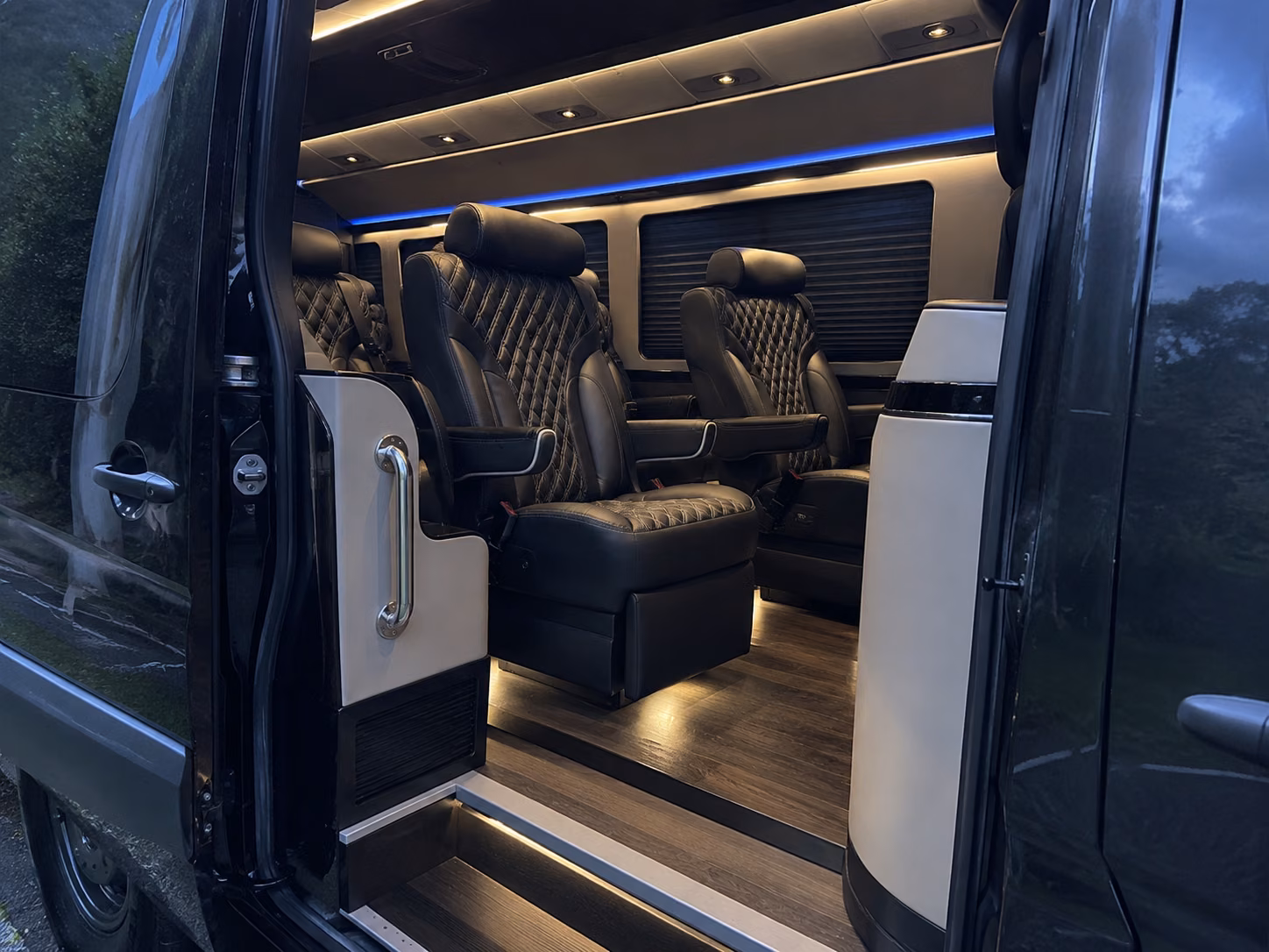 8 passenger sprinter van interior