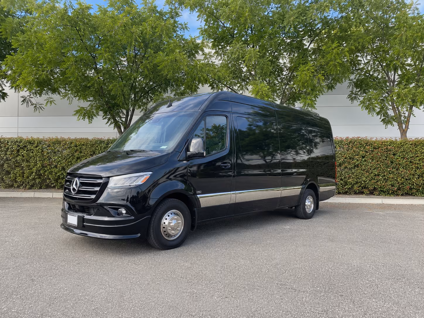 parent coordinated sprinter van bookings with set pickup and return times in riverside