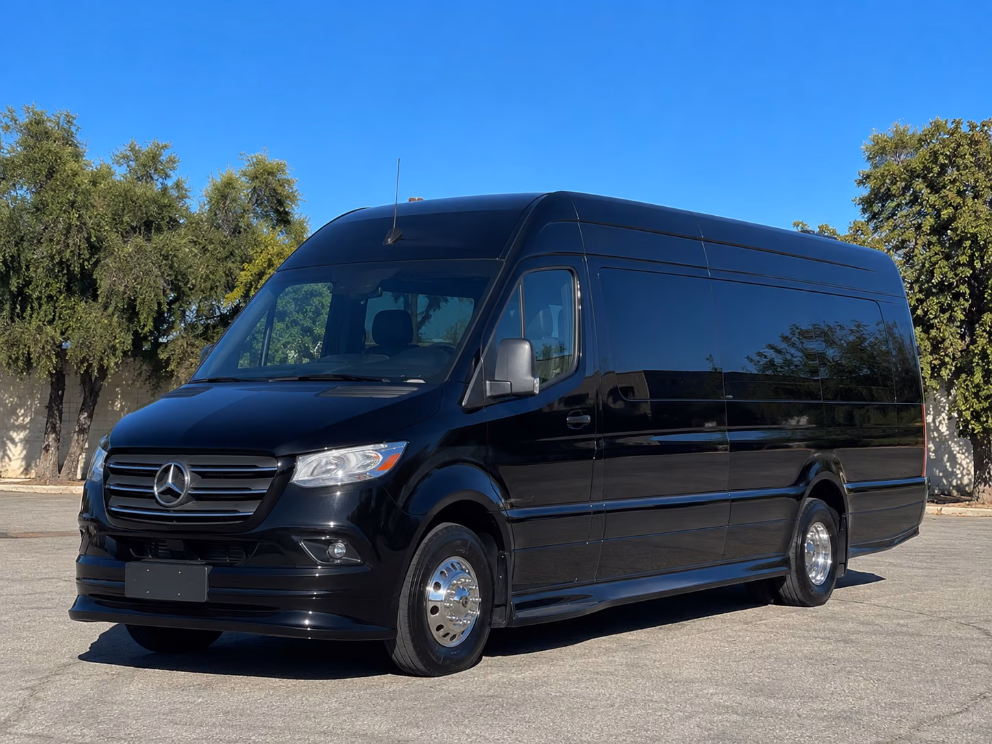 sprinter van service to every wedding venue in riverside california